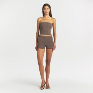 refined knit high waisted short