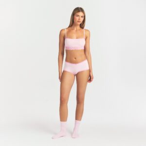 lightweight cotton lace boy short