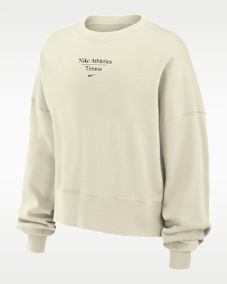 nike phoenix fleece Женская теннисная толстовка с круглым вырезом nike phoenix fleece Женская теннисная толстовка с круглым вырезом