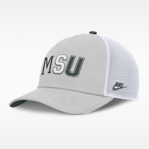 michigan state legacy basketball rise Мужская регулируемая кепка nike college trucker