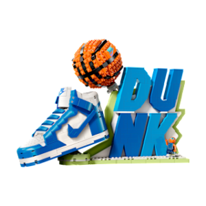 nike dunk x lego® set Набор для сборки кроссовок с эксклюзивной минифигуркой