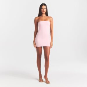cotton jersey mini tube dress