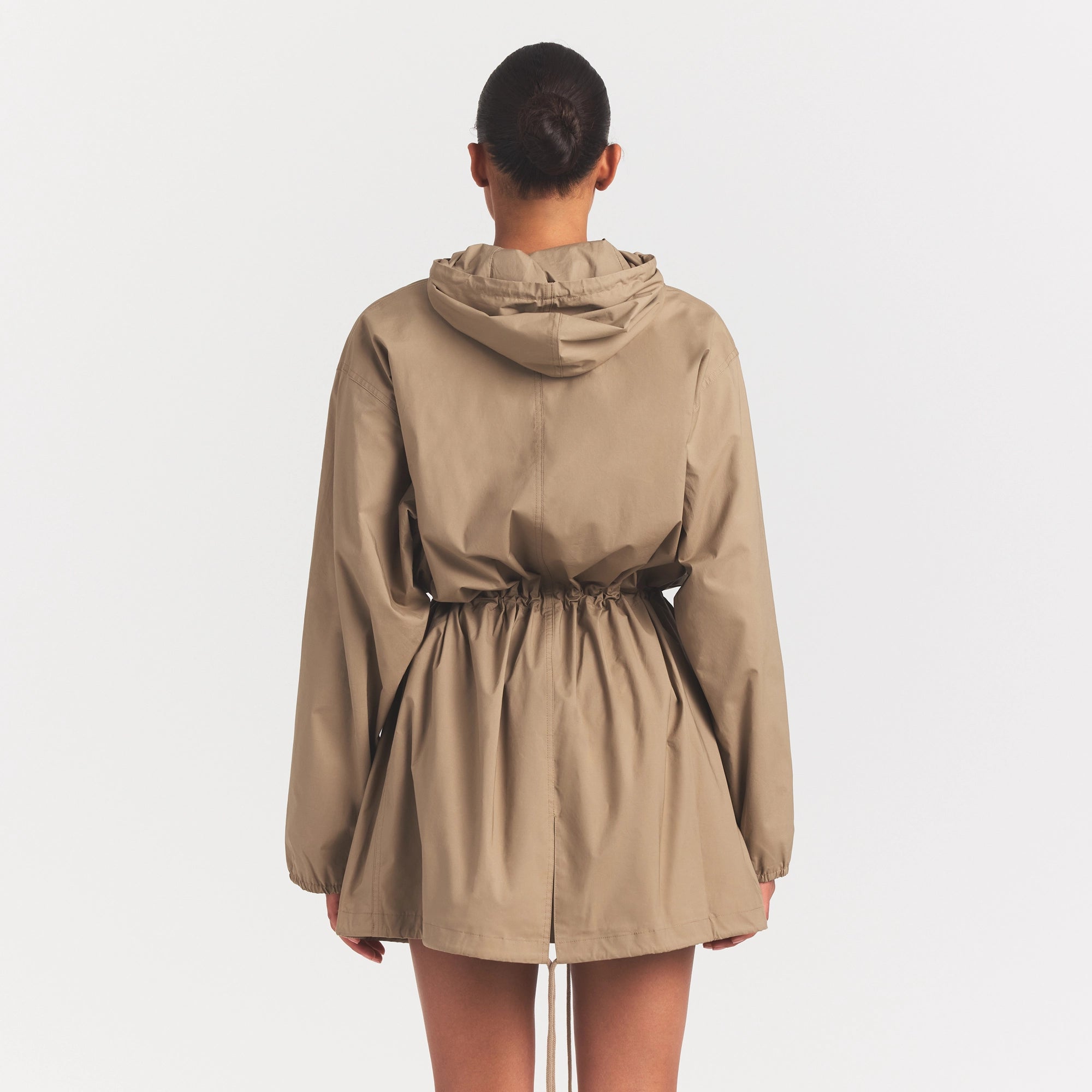 woven cotton oversized anorak woven cotton oversized anorak