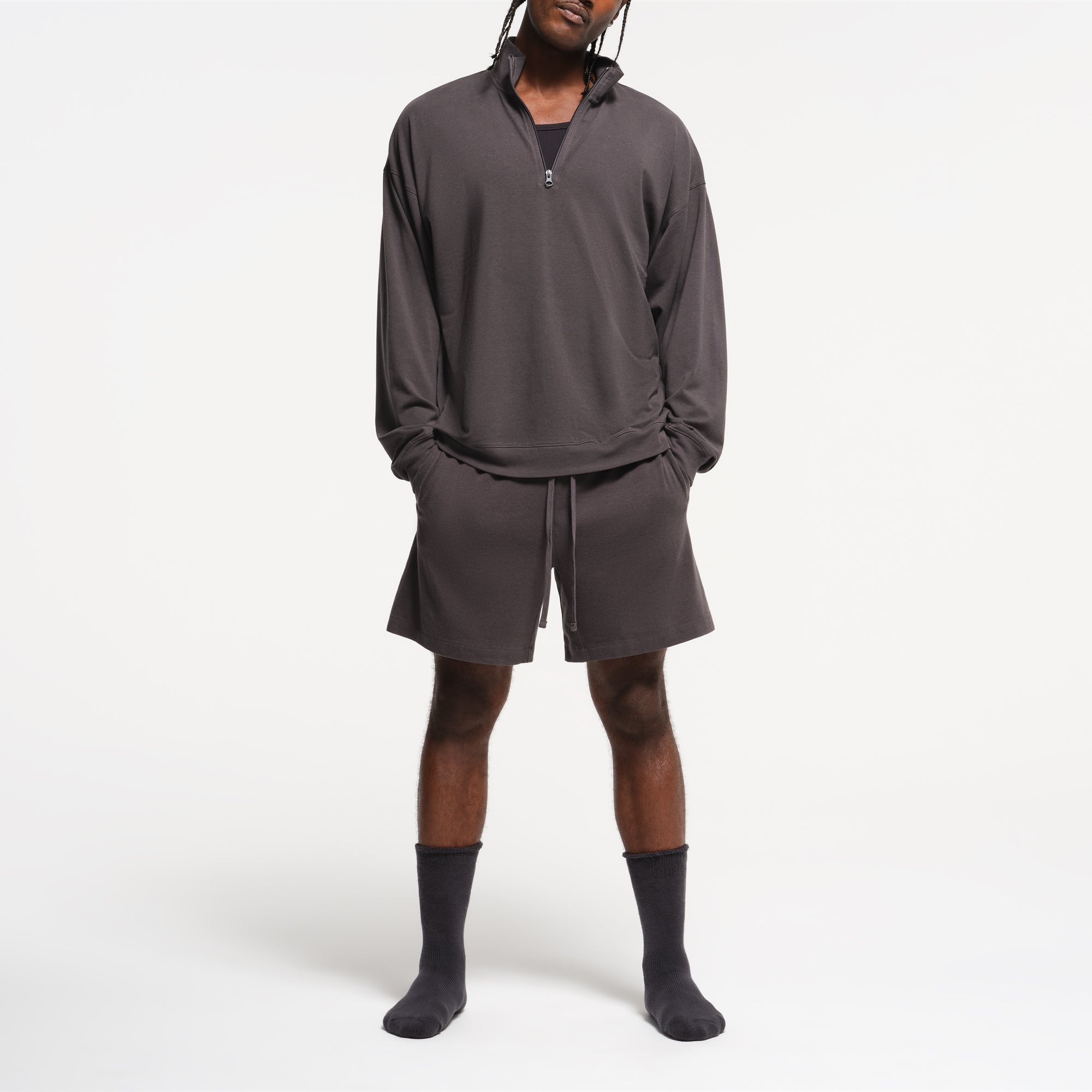 jersey lounge mens relaxed quarter zip pullover jersey lounge mens relaxed quarter zip pullover