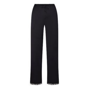 woven shine lace pant