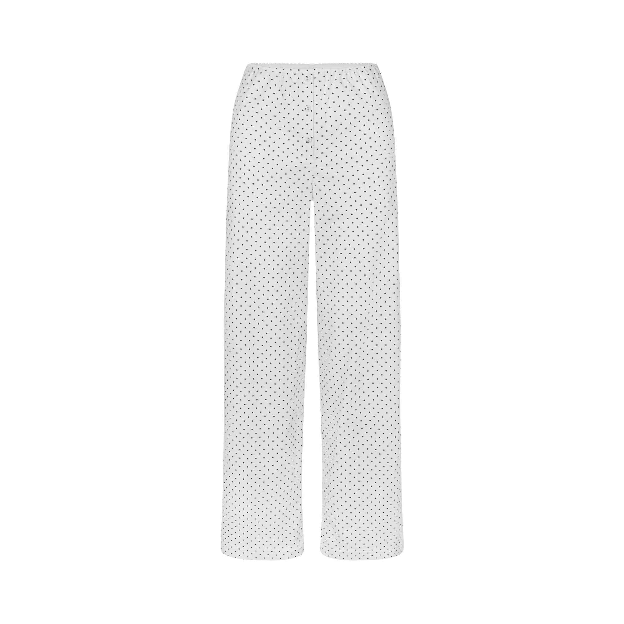 cotton poplin sleep straight leg pant cotton poplin sleep straight leg pant