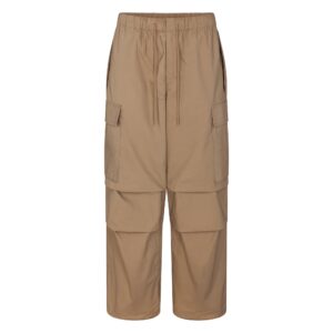 woven cotton oversized low rise cargo pant