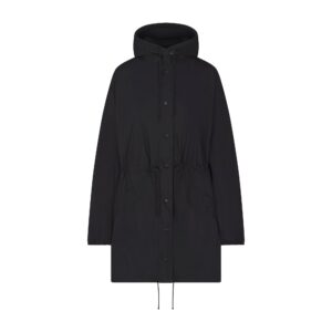 woven cotton oversized anorak
