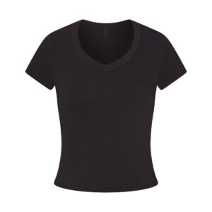 worn in jersey baby v neck tee