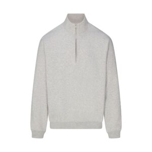 fleece lounge mens relaxed quarter zip