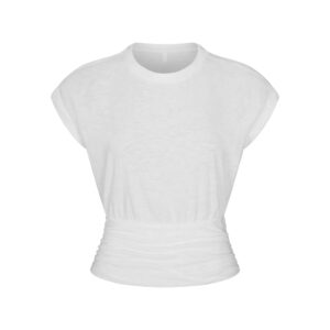 worn in jersey ruched tee
