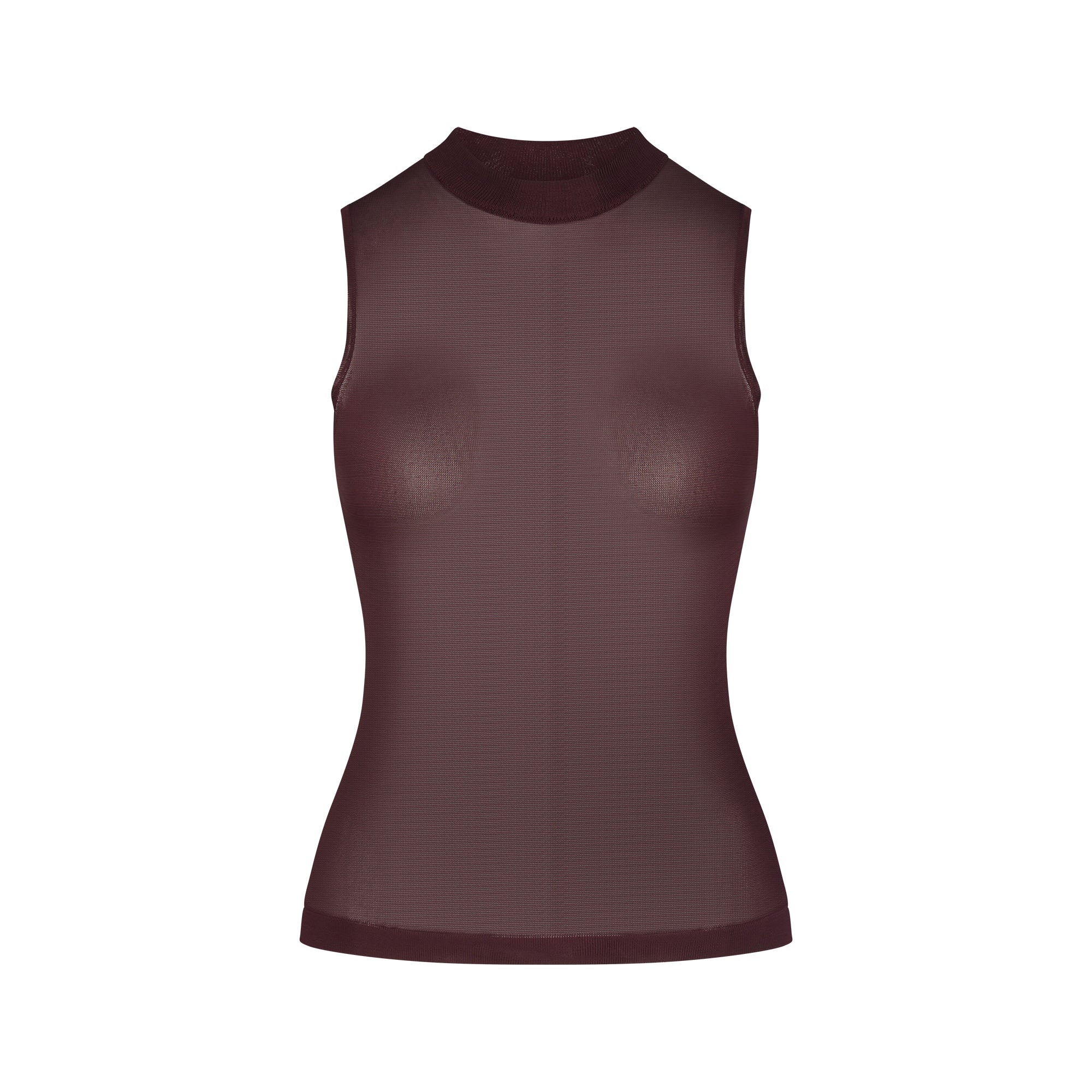 slinky knit mock neck tank slinky knit mock neck tank