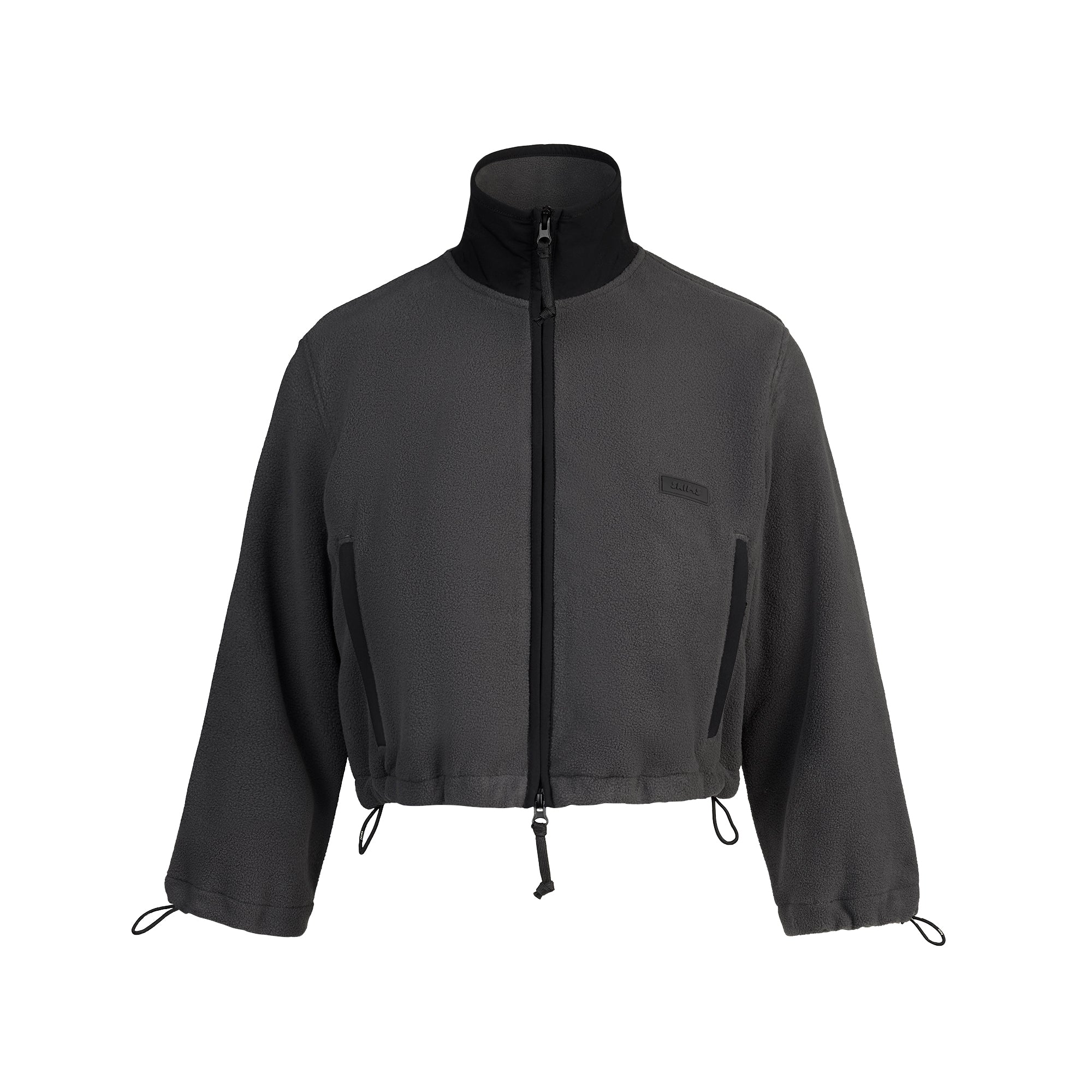 outdoor fleece cropped 3/4 sleeve jacket outdoor fleece cropped 3/4 sleeve jacket