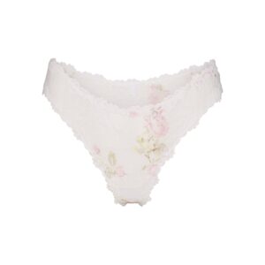 stretch lace dipped thong