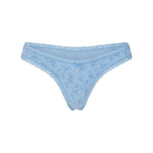 lightweight cotton lace thong
