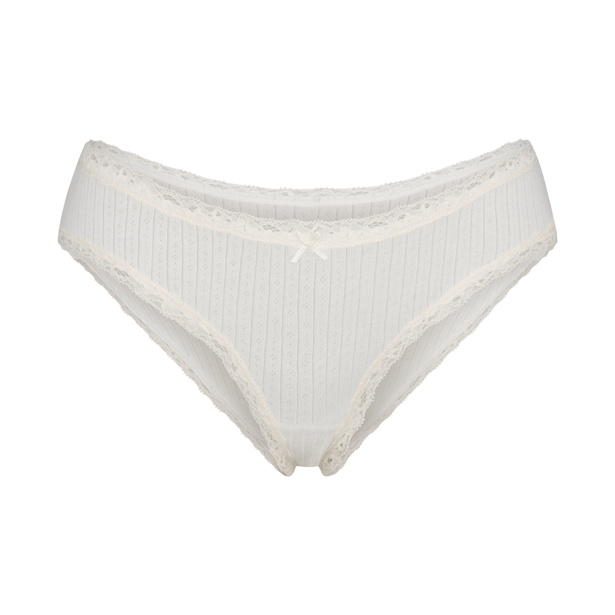 lightweight cotton pointelle lace brief lightweight cotton pointelle lace brief