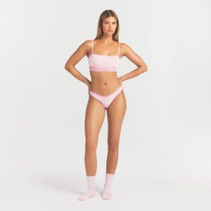lightweight cotton lace thong