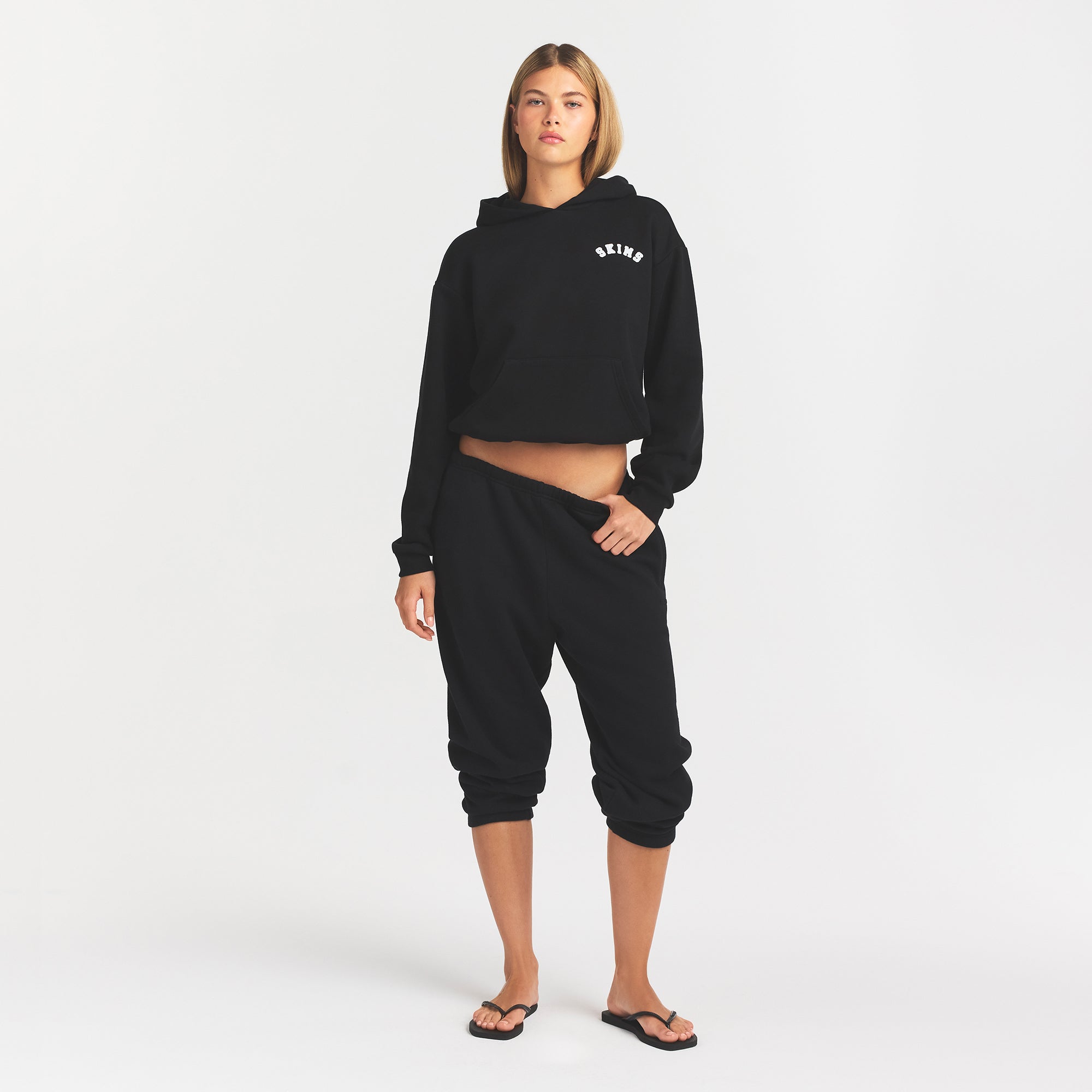 cotton fleece logo classic hoodie cotton fleece logo classic hoodie