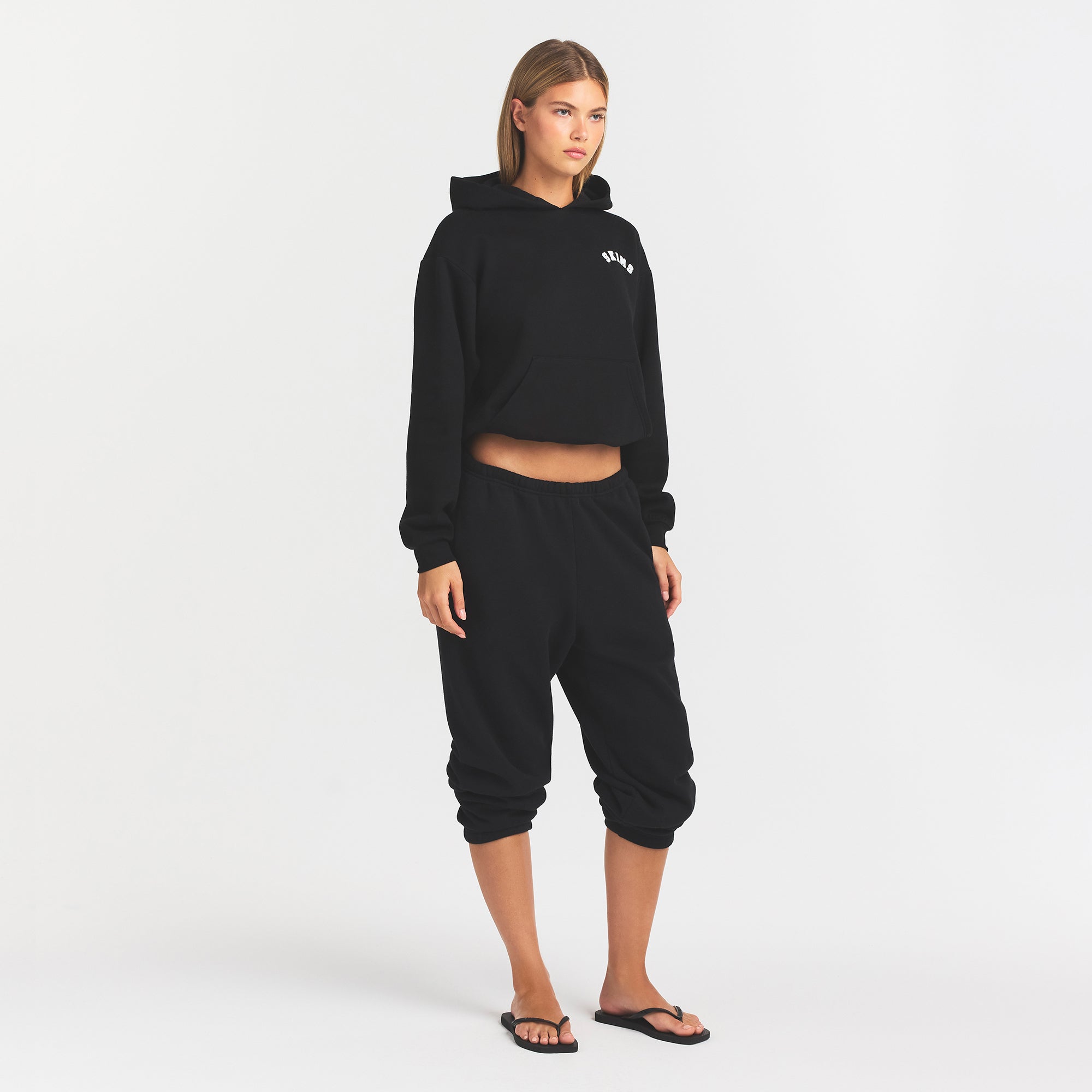 cotton fleece logo classic hoodie cotton fleece logo classic hoodie