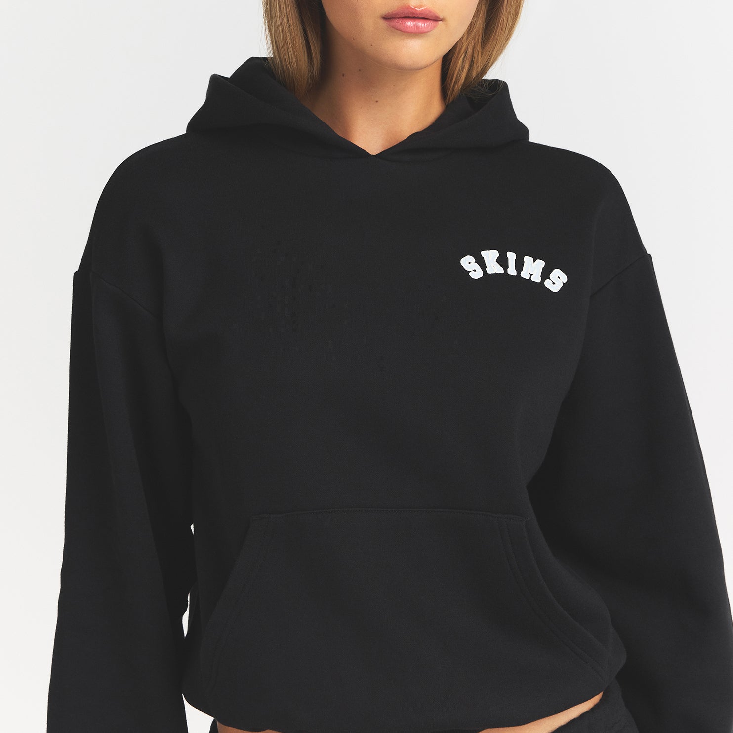 cotton fleece logo classic hoodie cotton fleece logo classic hoodie