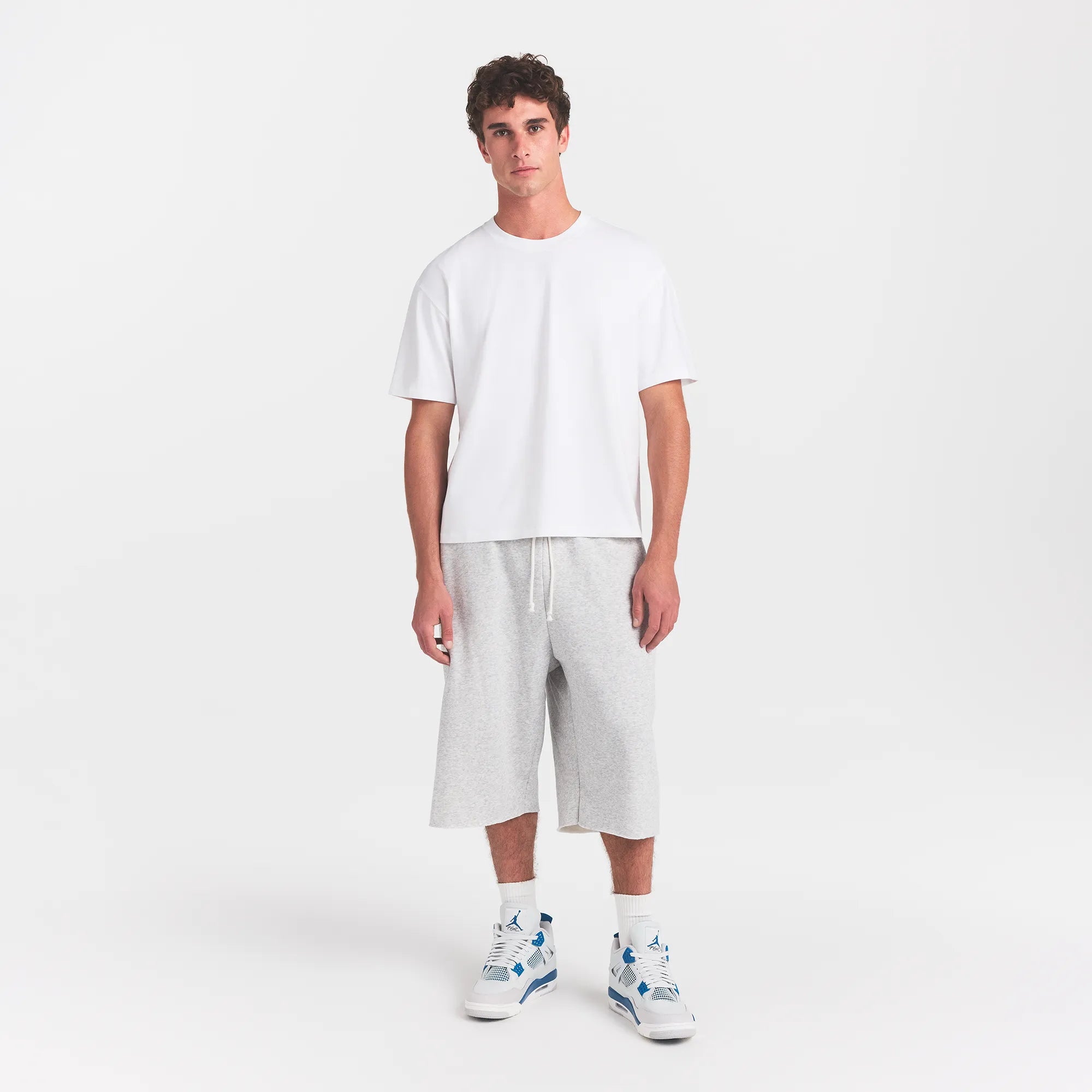 heavyweight cotton mens relaxed cropped crewneck heavyweight cotton mens relaxed cropped crewneck
