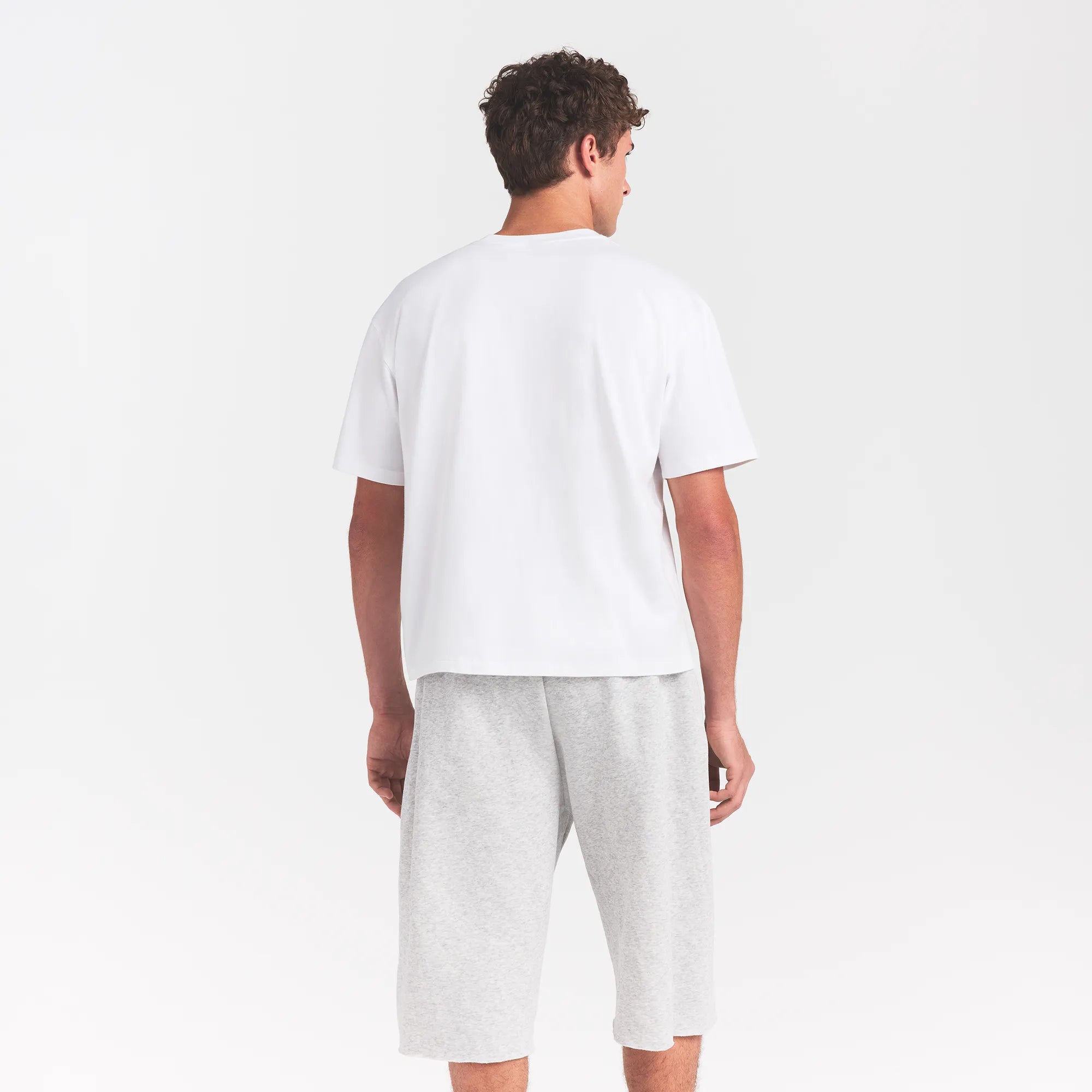 heavyweight cotton mens relaxed cropped crewneck heavyweight cotton mens relaxed cropped crewneck