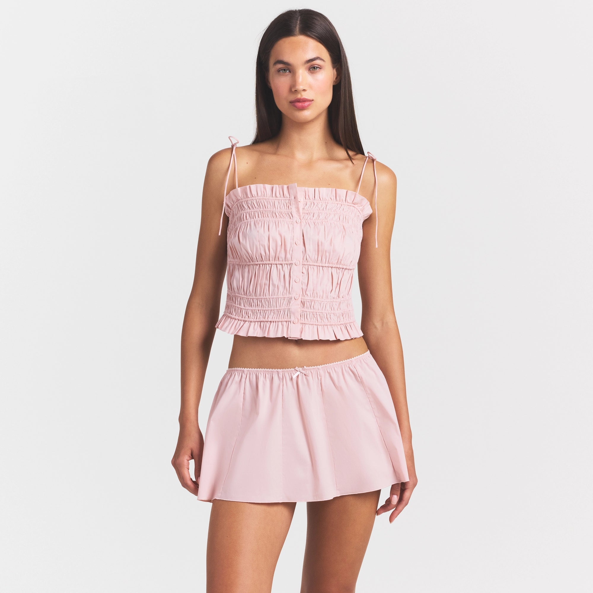 poplin apparel ruffle cami poplin apparel ruffle cami