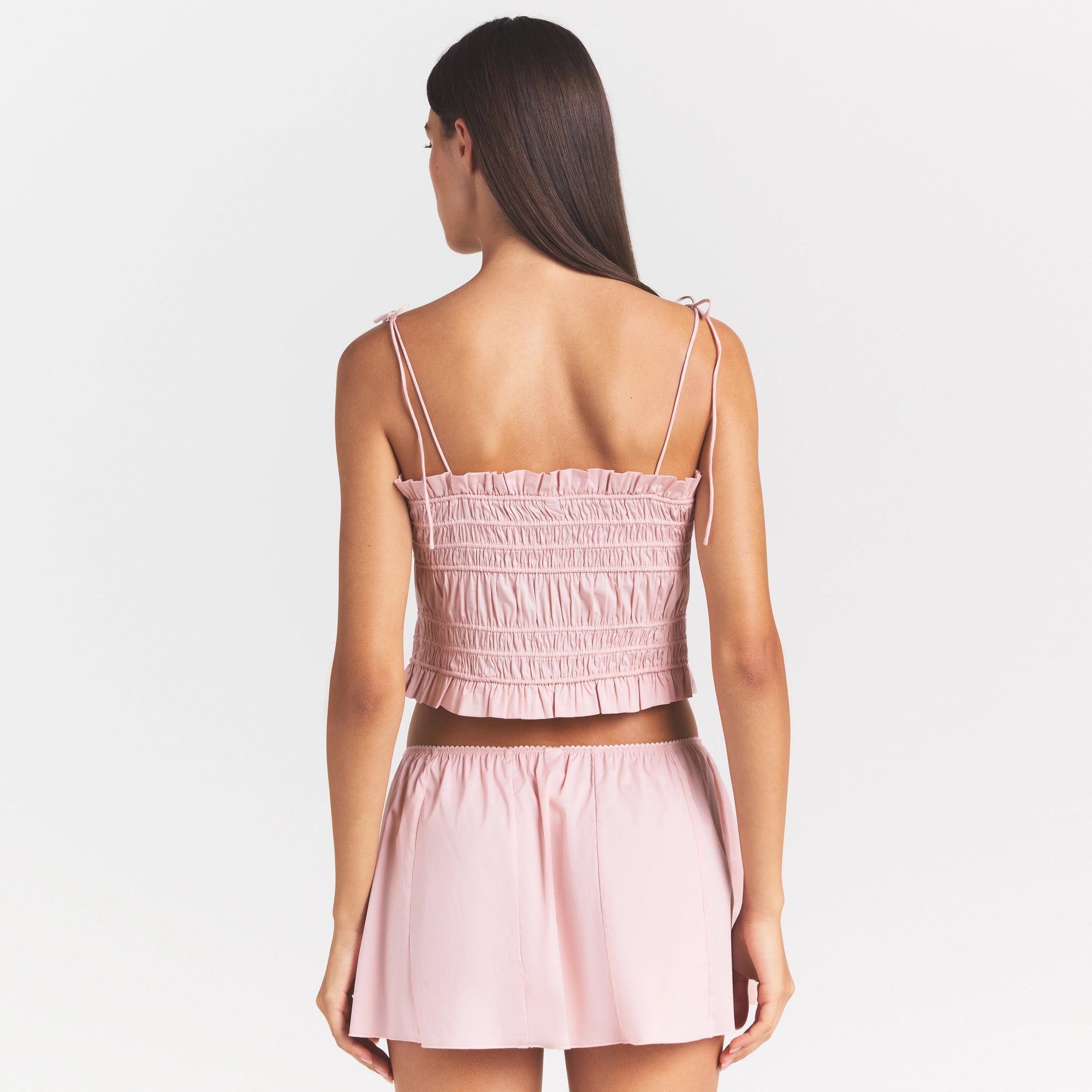 poplin apparel ruffle cami poplin apparel ruffle cami
