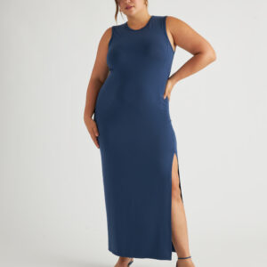 Платье макси из джерси tencel