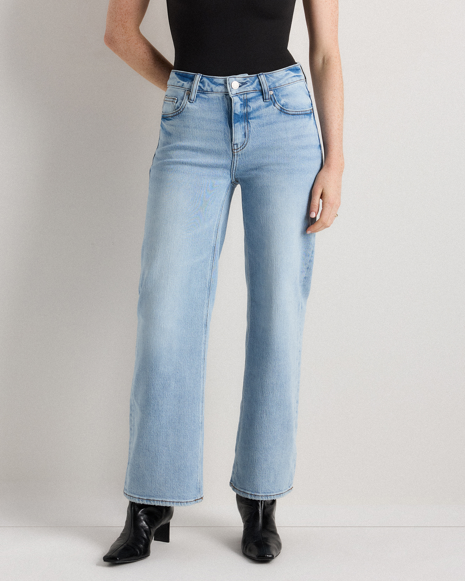 Свободные прямые джинсы luna stretch Свободные прямые джинсы luna stretch