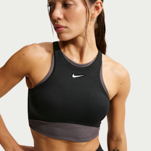 nike one Женский спортивный бюстгальтер с мягкой подкладкой средней поддержки