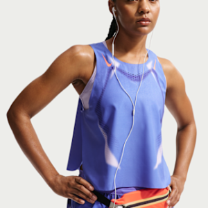 nike aeroswift Женская укороченная майка для бега dri fit adv