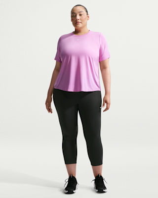 nike one Женские укороченные леггинсы с высокой талией (большие размеры) nike one Женские укороченные леггинсы с высокой талией (большие размеры)