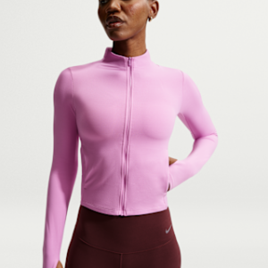 nike zenvy Женская куртка dri fit с молнией во всю длину