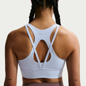 nike zenvy Женский удлиненный спортивный бюстгальтер с мягкой подкладкой