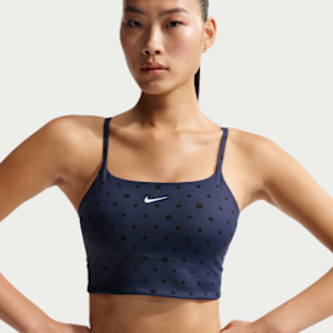 nike one Женский спортивный бюстгальтер с мягкой подкладкой и принтом