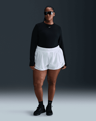 nike tempo Женские шорты для бега dri fit со средней посадкой, 3 дюйма, на короткой подкладке (большие размеры) nike tempo Женские шорты для бега dri fit со средней посадкой, 3 дюйма, на короткой подкладке (большие размеры)