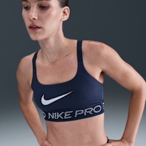 nike pro Женский спортивный бюстгальтер без подкладок с легкой поддержкой
