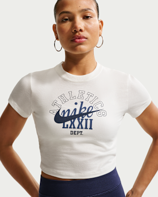 nike sportswear chill knit Женская узкая укороченная футболка nike sportswear chill knit Женская узкая укороченная футболка