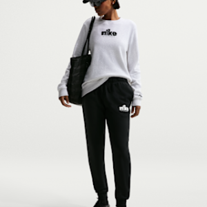 nike sportswear club fleece Женские брюки со средней посадкой и рисунком