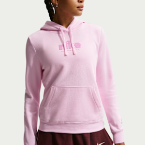 nike sportswear club fleece Женский пуловер с капюшоном и рисунком