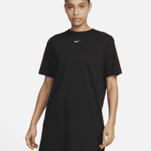 nike sportswear chill knit Женское платье футболка оверсайз