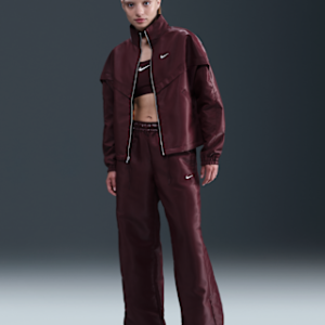 nike sportswear windrunner Женские блестящие брюки