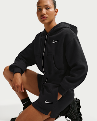 nike sportswear phoenix fleece Женская свободная укороченная толстовка с молнией во всю длину nike sportswear phoenix fleece Женская свободная укороченная толстовка с молнией во всю длину