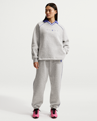 nike sportswear phoenix fleece Женские брюки оверсайз с завышенной талией и рисунком nike sportswear phoenix fleece Женские брюки оверсайз с завышенной талией и рисунком