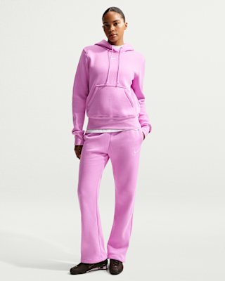 nike sportswear phoenix fleece Женские брюки с открытой кромкой и средней посадкой nike sportswear phoenix fleece Женские брюки с открытой кромкой и средней посадкой
