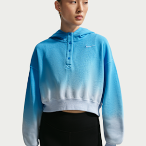 nike sportswear phoenix fleece Женская худи оверсайз на пуговицах на пуговицах