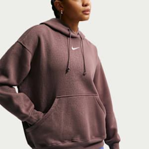 nike sportswear phoenix fleece Женский пуловер с капюшоном оверсайз
