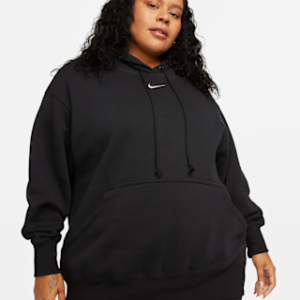 nike sportswear phoenix fleece Женский пуловер с капюшоном оверсайз (большие размеры)
