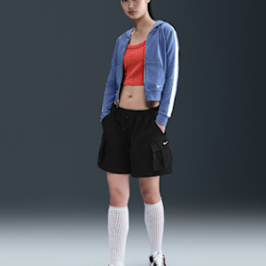 nike sportswear Женские свободные шорты карго со средней посадкой шириной 5 дюймов
